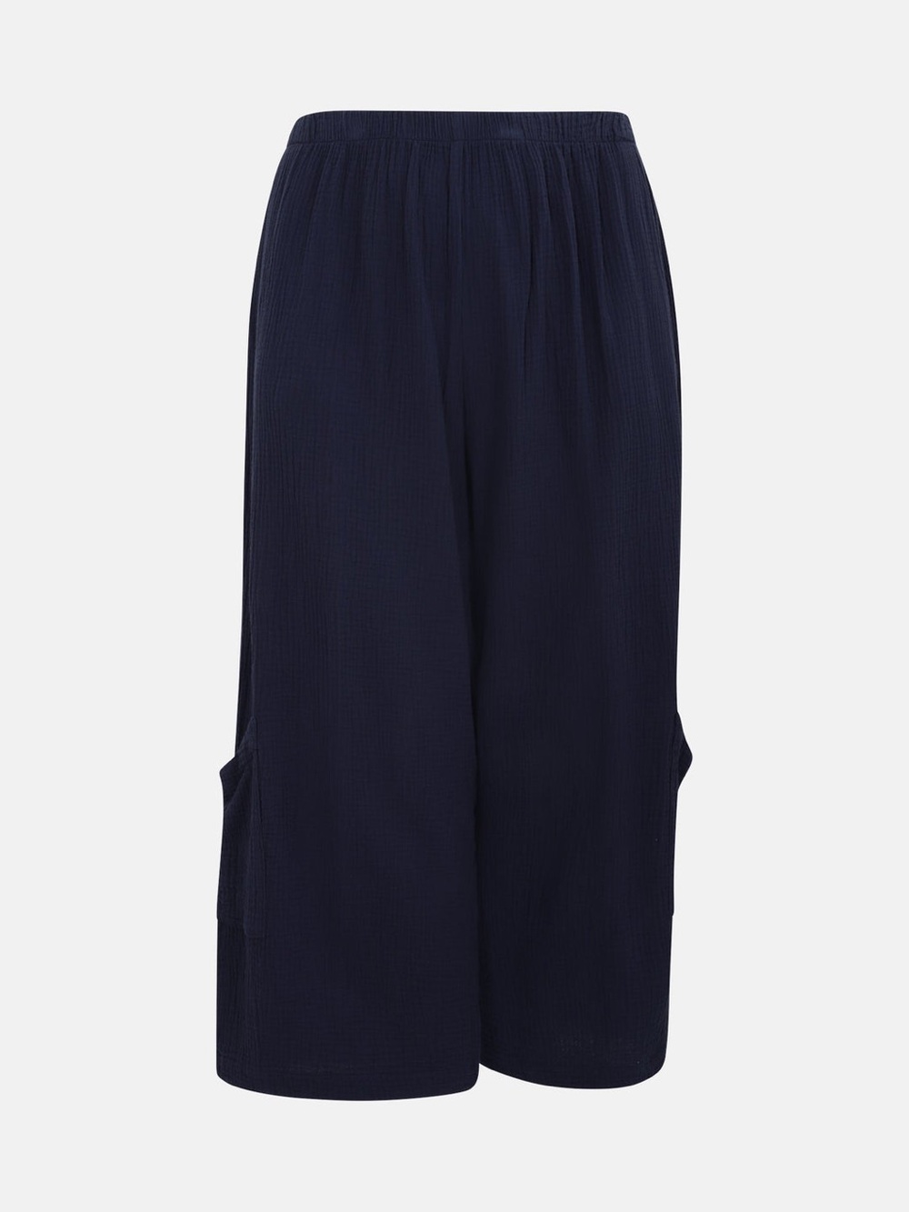 NWOT bryn Walker Cotton Gauze Casbah Pant black lagenlook 1X barrel lantern Plus